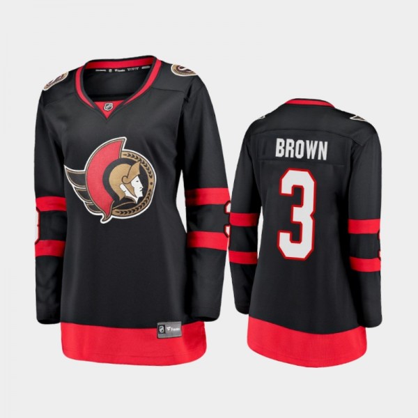 2020-21 Women's Ottawa Senators Josh Brown #3 Home...