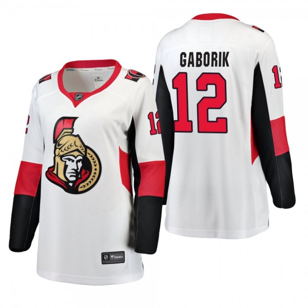 Women's Marian Gaborik #12 Ottawa Senators Alternate Breakaway Player White Bargain Jersey