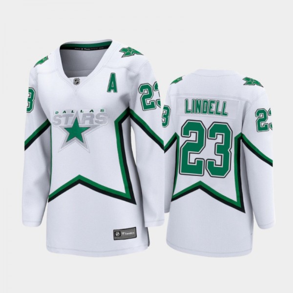 Women Dallas Stars Esa Lindell #23 2021 Special Edition Jersey - White