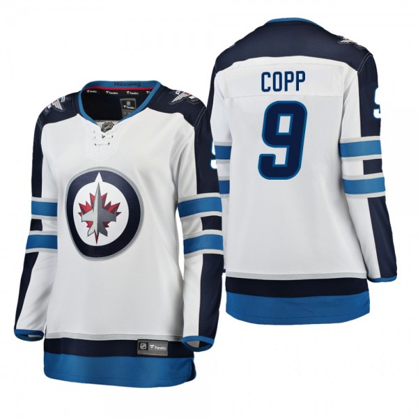 Women's Andrew Copp #9 Winnipeg Jets Away Breakawa...