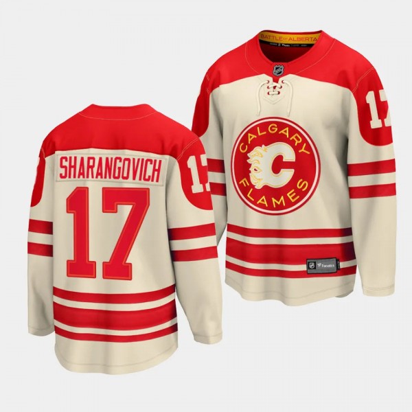 Calgary Flames Yegor Sharangovich 2023 NHL Heritag...