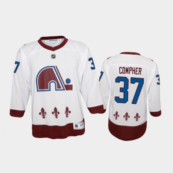 Youth Colorado Avalanche J.T. Compher #37 Reverse ...