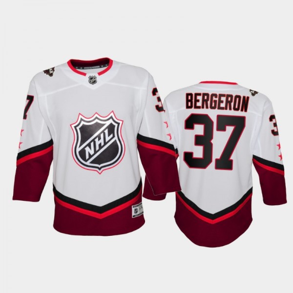 Patrice Bergeron 2022 NHL All-Star Youth Boston Bruins White Jersey