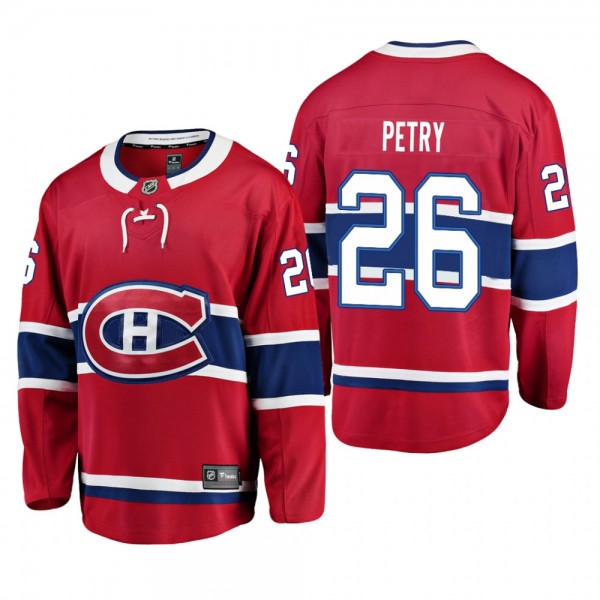 Youth Montreal Canadiens Jeff Petry #26 Home Low-Priced Breakaway Player Red Jersey