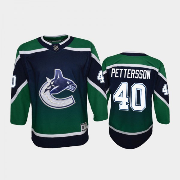 Youth Vancouver Canucks Elias Pettersson #40 Rever...