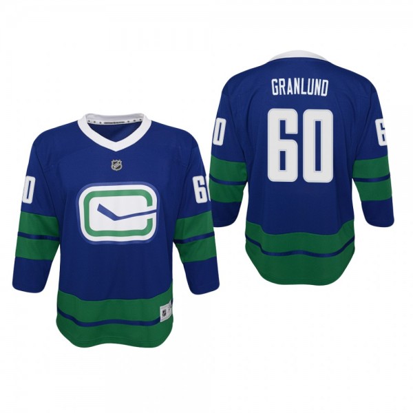 Youth Vancouver Canucks Markus Granlund #60 Altern...