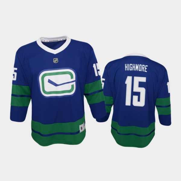 Youth Vancouver Canucks Matthew Highmore #15 Alter...