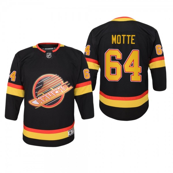 Youth Vancouver Canucks Tyler Motte #64 Throwback ...