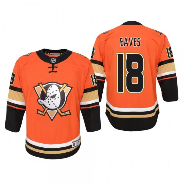 Youth Anaheim Ducks Patrick Eaves #18 Alternate 20...