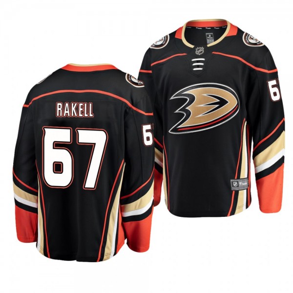 Youth Anaheim Ducks Rickard Rakell #67 Home Low-Priced Breakaway Player Black Jersey