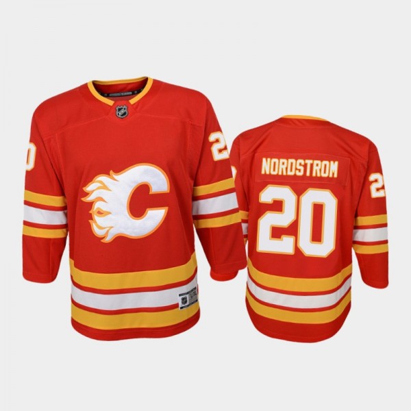 Youth Calgary Flames Joakim Nordstrom #20 Home 202...
