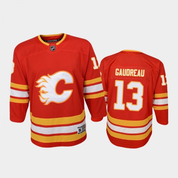 Youth Calgary Flames Johnny Gaudreau #13 Home 2020...
