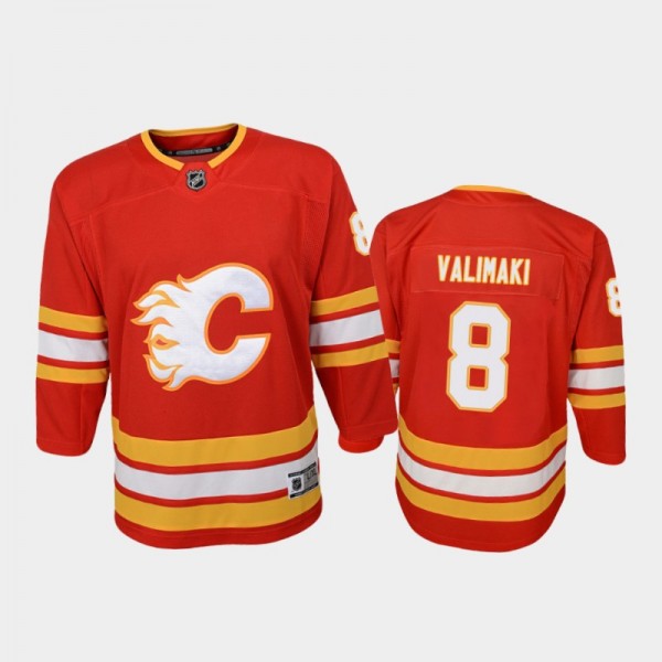 Youth Calgary Flames Juuso Valimaki #8 Home 2020-2...