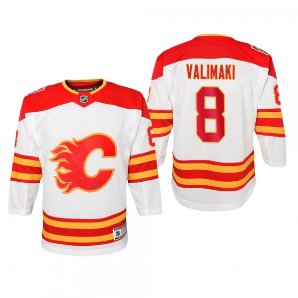 Youth Calgary Flames Juuso Valimaki #8 2019 Herita...
