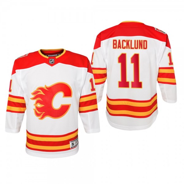 Youth Calgary Flames Mikael Backlund #11 2019 Heri...