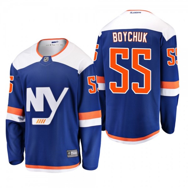 Youth New York Islanders Johnny Boychuk #55 2019 Alternate Cheap Breakaway Player Jersey - Blue