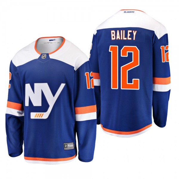 Youth New York Islanders Josh Bailey #12 2019 Alternate Cheap Breakaway Player Jersey - Blue