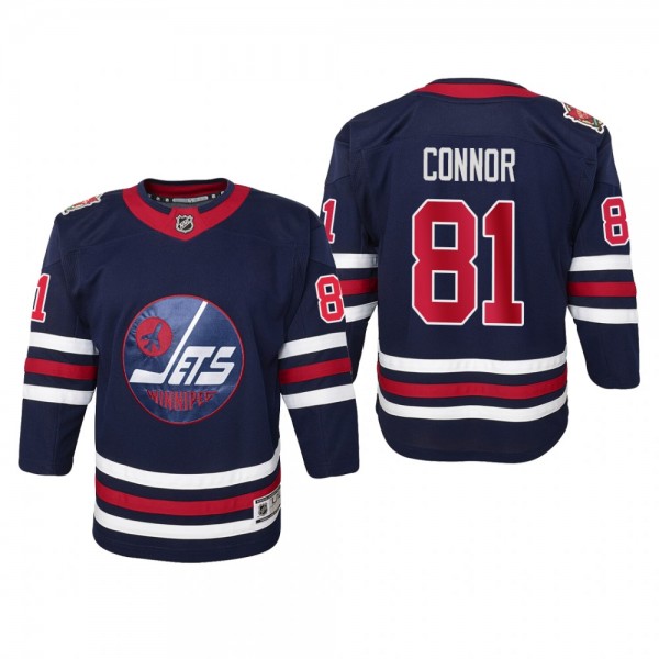 Youth Winnipeg Jets Kyle Connor #81 2019 Heritage ...