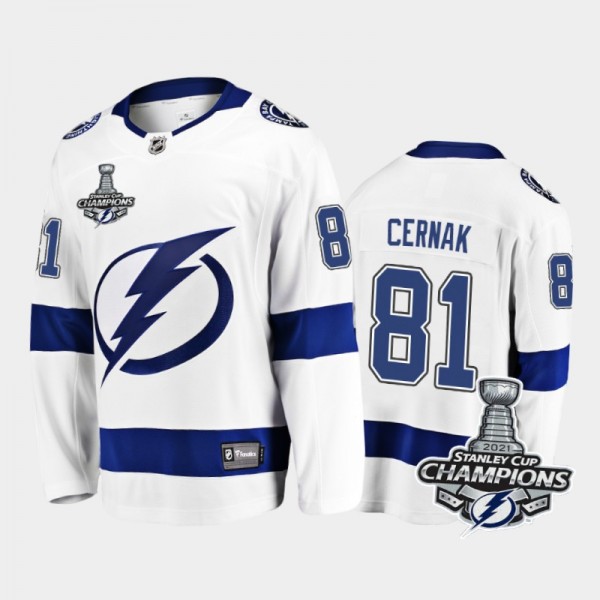 Youth Tampa Bay Lightning Erik Cernak #81 2021 Sta...