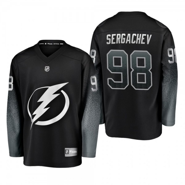 Youth Tampa Bay Lightning Mikhail Sergachev #98 Alternate Cheap Breakaway Jersey - Black