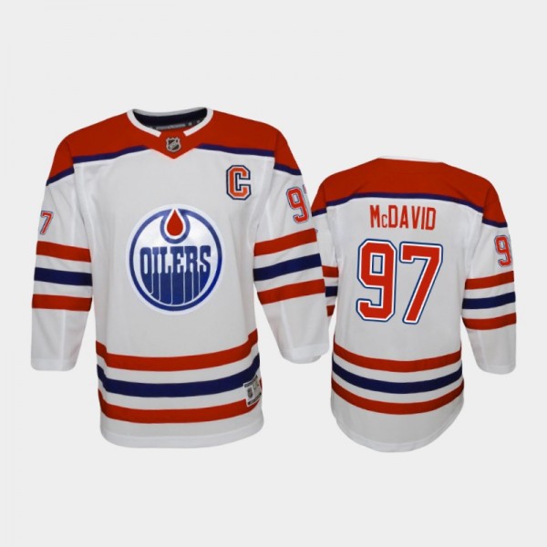 Youth Edmonton Oilers Connor McDavid #97 Reverse R...