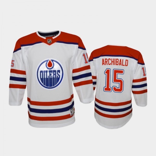 Youth Edmonton Oilers Josh Archibald #15 Reverse R...