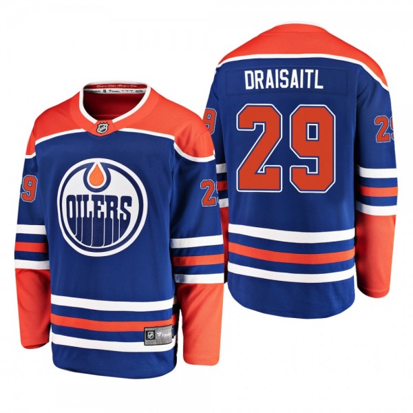 Youth Edmonton Oilers Leon Draisaitl #29 2019 Alternate Cheap Breakaway Player  Jersey - Royal