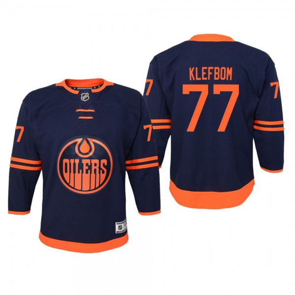 Youth Edmonton Oilers Oscar Klefbom #77 Alternate ...