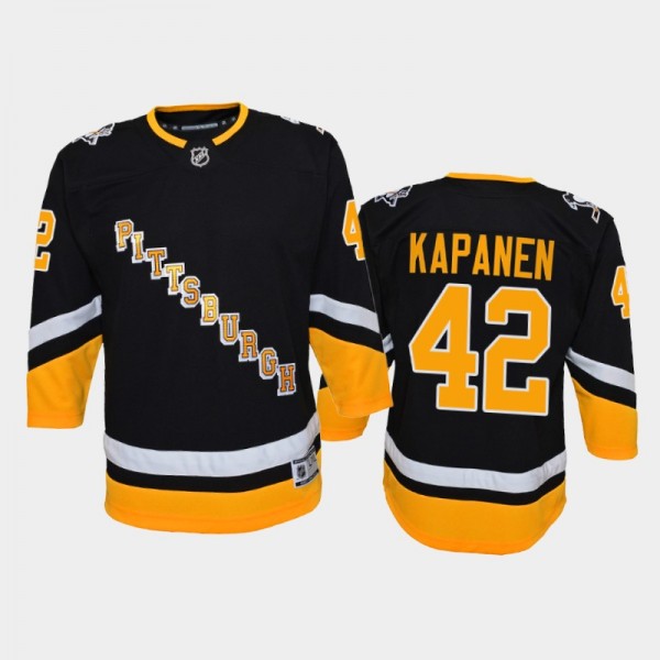 Youth Pittsburgh Penguins Kasperi Kapanen #42 Alte...