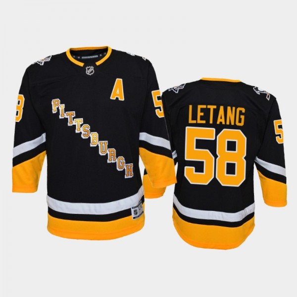 Youth Pittsburgh Penguins Kris Letang #58 Alternat...