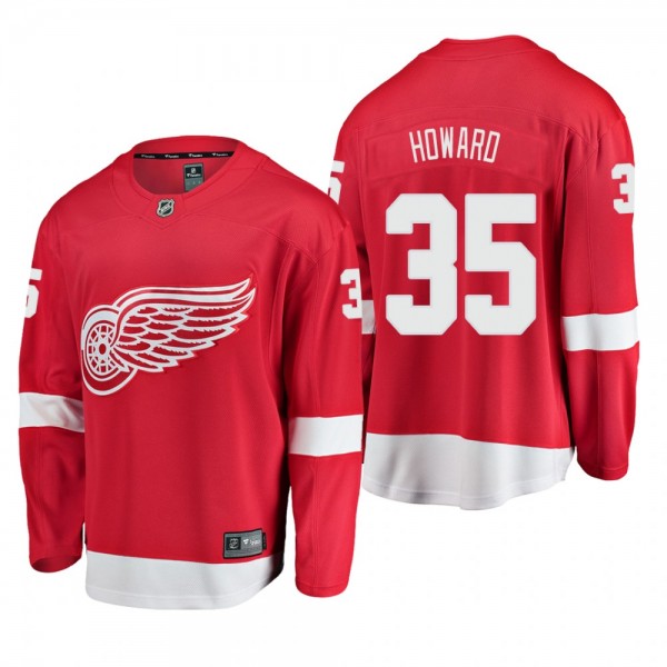 Youth Detroit Red Wings Jimmy Howard #35 Home Low-...