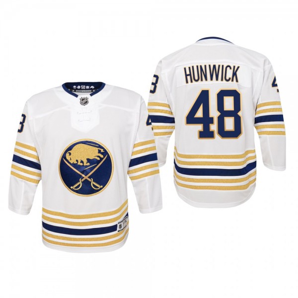 Youth Buffalo Sabres Matt Hunwick #48 50th Season ...