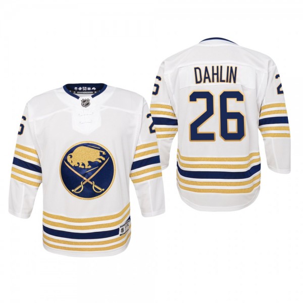 Youth Buffalo Sabres Rasmus Dahlin #26 50th Season...