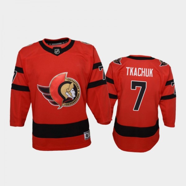 Youth Ottawa Senators Brady Tkachuk #7 Reverse Ret...