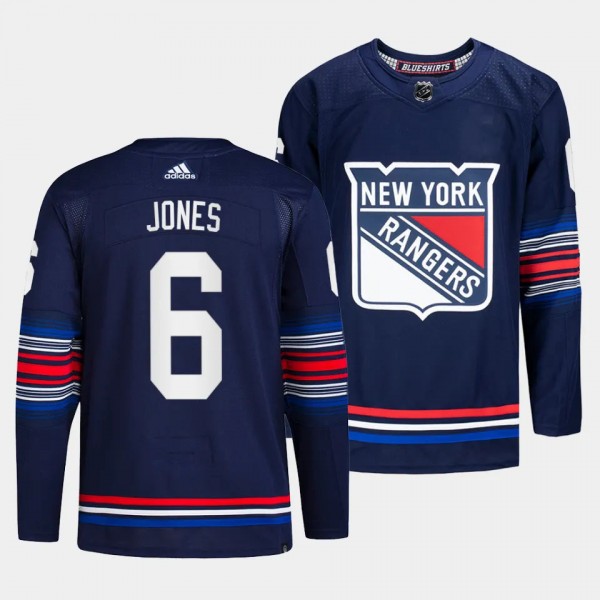 Zac Jones New York Rangers 2023-24 Alternate Navy ...